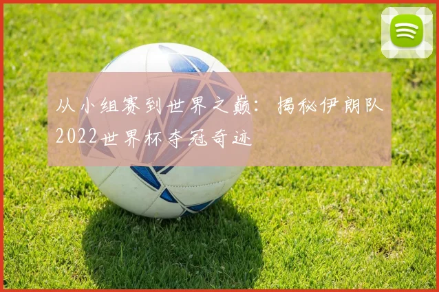 从小组赛到世界之巅：揭秘伊朗队2022世界杯夺冠奇迹